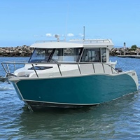 Bateau de pêche en aluminium entièrement soudé Gospel Hot Sale Offshore 31,5 pieds (9,6 m), nouveau yacht de luxe pour la navigation sportive et les excursions touristiques