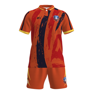 Maillot <span class=keywords><strong>de</strong></span> football en gros : Tissu 100 % polyester respirant, léger, anti-transpiration et évacuant l'humidité pour l'entraînement - Product Image 3
