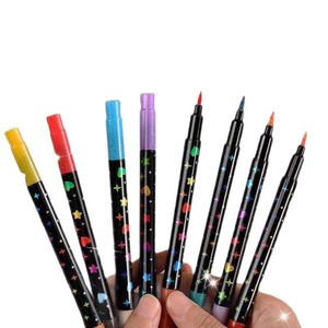 Nuevo <span class=keywords><strong>Marcador</strong></span> de Doble Punta Multicolor con Purpurina, que Brinda Efectos Visuales Coloridos <span class=keywords><strong>para</strong></span> el Dibujo <span class=keywords><strong>Infantil</strong></span> - Product Image 6