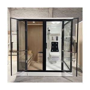 <span class=keywords><strong>Sauna</strong></span> et cabine à vapeur BaiYao avec cabines de <span class=keywords><strong>sauna</strong></span> infrarouge en <span class=keywords><strong>bois</strong></span> et douche à vapeur humide <span class=keywords><strong>Sauna</strong></span> Combo pour 2-4 personnes - Product Image 1