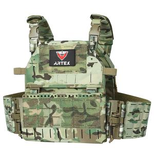 1000D Polyester with Triple <b>Equipment</b> <b>Security</b> Tactical Vest Camo Laser Cut Molle Quick Release Plate Carrier Tactical Vest - Product Image 2