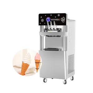 Funspace Customized 24-Hour Self-Service Smart Fully Automatic Ice Cream Maker Touch Screen Soft Ice Cream Vending Machine