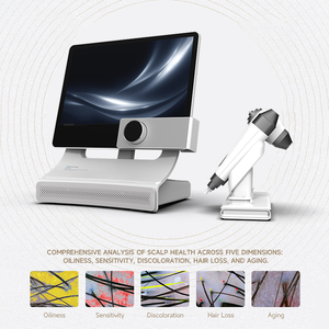 Analizador de Cuero Cabelludo con IA, Escáner de Densidad, Detección de Piel, Análisis de Folículos de Alta Definición para Uso Comercial y Doméstico, Pantalla Táctil - Product Image 2