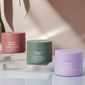 Custom Face Cream Jar Matte Colored Empty 20g 30g 50g 60g 100g Eco Body Care Cosmetic Glass Cream Jar for Cosmetic Packaging - Product Image 1