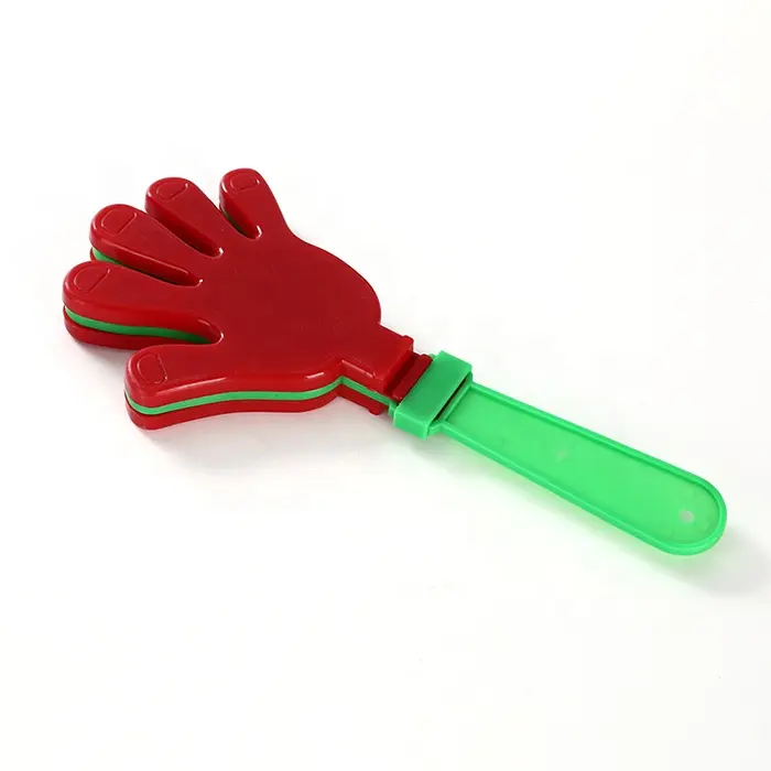 Wholesale Customized Plastic Noise Maker Cheer Item Hand Clapper For Sports Games