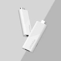Mini TV Stick H96 Max H313 Android 14 TV Box Allwinner H313 2 Go de RAM 8 Go Wifi6 avec fonction d'assistant vocal Google