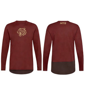 <span class=keywords><strong>Camiseta</strong></span> de Ciclismo de Manga Larga para Hombre, para <span class=keywords><strong>MTB</strong></span>, BMX, ATV, Descenso, Motociclismo Todoterreno, Transpirable, Personalizable - Product Image 3