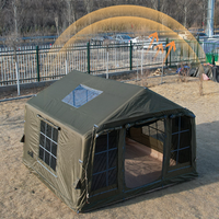 Tente gonflable verte durable de haute qualité, résistante à la pluie, à montage rapide, 3*3m, pour camping de luxe en plein air, vente en gros d'usine chinoise