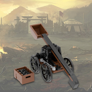MOC5029 Militaires Guerres Médiévales Trebuchet Casernes Soldats Briques DIY Compatibles Jouets de Construction Éducatifs pour Enfants - Product Image 2