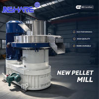 Granulateur vertical à matrice annulaire 132KW XGJ560 1,5-2T/H pour granulés de bois, machine de fabrication de granulés de sciure de bois biomasse CE ISO