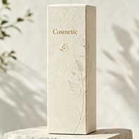 Emballage en papier cartonné blanc écologique de luxe personnalisé avec laminage mat et revêtement UV pour les produits de soin de la peau