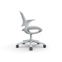 Chaise de bureau ergonomique entièrement en mesh, réglable en hauteur, pivotante, avec accoudoirs et appui-tête pour poste de travail et bureau à domicile