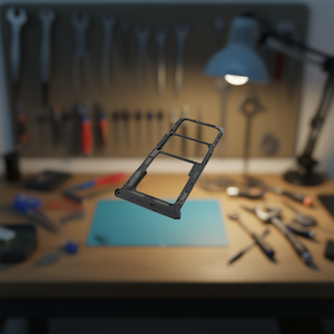 Slot per SIM nero per Samsung Galaxy A22 4G A225, ricambio per inserto doppio slot SIM - Product Image 3