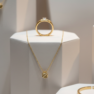 आधुनिक लक्जरी गहने डिस्प्ले सेट माइक्रोफाइबर हार स्टैंड रिंग धारक इयररिंग काउंटर विंडो धारक इयररिंग काउंटर विंडो - Product Image 5