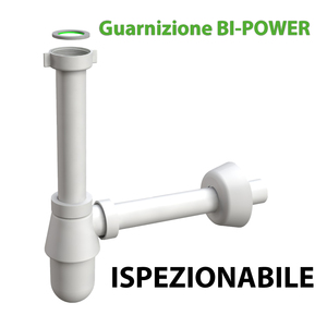 Blanco Botella Sifón Ø 32X250 1 \ "1/4 ABS Desagüe Limpiadores - Product Image 4