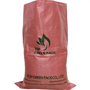 15kg 20kg 25kg laminated sack bag pp woven packing bag supplier