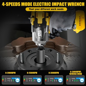 <span class=keywords><strong>Llave</strong></span> <span class=keywords><strong>de</strong></span> <span class=keywords><strong>Impacto</strong></span> Inalámbrica Industrial <span class=keywords><strong>de</strong></span> 21V y 1000FT-LBS (1500N.m) <span class=keywords><strong>con</strong></span> Motor sin Escobillas, 1/2'', Alto Torque, Batería <span class=keywords><strong>de</strong></span> 8Ah, Cargador y Luz LED para Bricolaje en el Hogar - Product Image 5