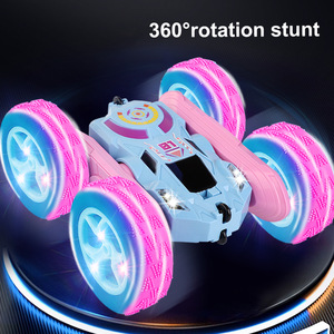 รถบังคับวิทยุสี่ล้อคุณภาพสูง พร้อมไฟหมุนได้ 360 องศา ของเล่นเด็ก - Product Image 4