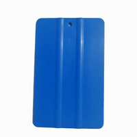 Raclette carrée bleue pour application de film de covering automobile, raclette en plastique double face, outil de modification, stock Dongguan