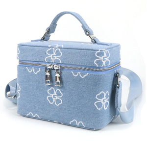 Wholesale New Style Women's Denim Handbag, Fashion Lightweight Casual Structured <b>Square</b> Bag with Luxury Design - Product Image 4