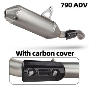 Pour ADV790 790ADV <span class=keywords><strong>CFMOTO</strong></span> 800MT <span class=keywords><strong>MT800</strong></span> Moto d'aventure, kit d'échappement à enfiler avec silencieux et tube en acier inoxydable avec DB Killer - Product Image 4