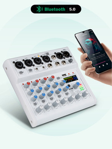 Console de musique portable professionnelle GAX-G7, mélangeur audio 6 canaux pour contrôleurs <span class=keywords><strong>DJ</strong></span> et consoles audio - Product Image 2