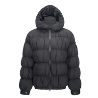 Nouvelle conception de veste matelassée d'hiver pour femmes, de haute qualité, personnalisée, à capuche, réversible, en nylon, avec logo et boutons