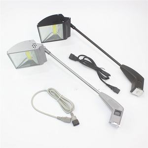 Lampe LED à deux bras, éclairage de stand d'exposition réglable 50w avec clip <span class=keywords><strong>Aluvision</strong></span> - Product Image 2