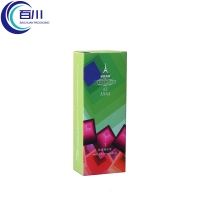 Crea una innovadora caja de embalaje cosmético plegable de alta calidad y ecológica para viales, botellas, aceites esenciales y productos de perfume.