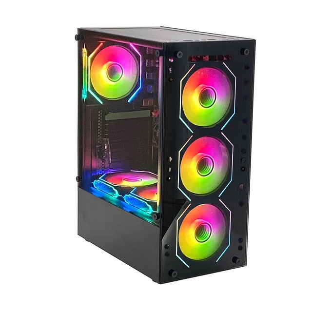 Pcooling Latest High End Gaming Case Tempered Glass Pc Gaming Oem Full Tower Cabinet