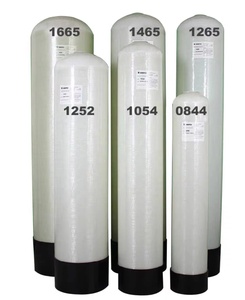 Support filtrant en résine 2054 1252 FRP pour adoucisseur avec trou en dôme / ouverture de tuyau inférieure pour l'industrie du traitement de l'eau - Product Image 1
