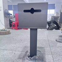 Support d'imprimante métallique personnalisable pour borne photo avec compatibilité caméra, capacité de charge 300 kg pour événements de location