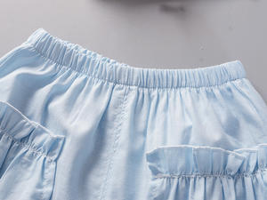 Fabricante Chino de Ropa para Niños Cotto Baba, Conjuntos de Camisas para Bebés, Trajes de Pantalones Cortos de Mezclilla para Niñas con Tops - Product Image 4