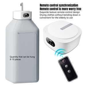 مجفف ملابس كهربائي محمول من البلاستيك، صغير الحجم/مدمج، هادئ وسريع التجفيف، مع مؤقت قابل للتعديل، للاستخدام المنزلي والفندقي - Product Image 4