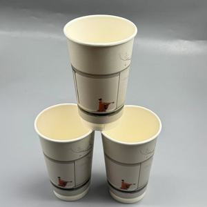 Gobelet en papier jetable enduit de PE Kraft, logo personnalisé, simple paroi, pour boissons chaudes et froides, vente en gros - Product Image 4