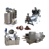 Machine industrielle de fabrication de chocolat, machine de fabrication de pâte de chocolat et de noisettes
