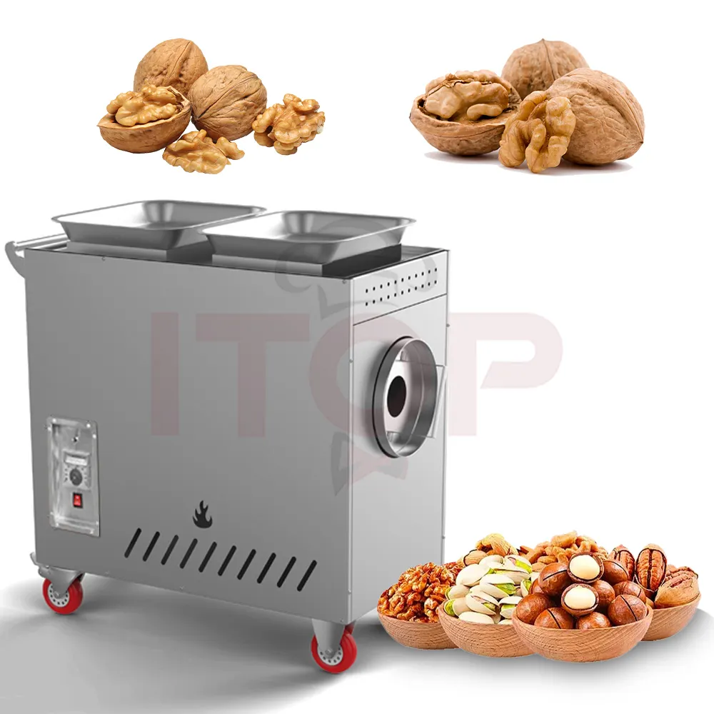 Macchina automatica commerciale del girarrosto dell'arachide per la macchina per la lavorazione automatica elettrica dell'anacardio dei dadi di torrefazione