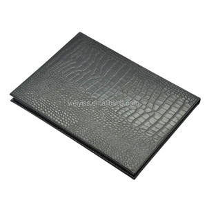 Mới nhất Croco da trifold đơn chủ 4 Lượt xem <span class=keywords><strong>menu</strong></span> cuốn sách Nhà máy trực tiếp - Product Image 3
