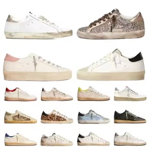 Zapatillas Deportivas Super Goose Blancas con Suela Dorada y Brillo, Diseño 2026, Tendencia de Moda, Primavera, Clásicas, Extra Brillantes - Product Image 5