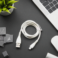 Kabel USB Pengisian Cepat Original Custom Type C Micro Android Iphone CAT5 4-Konduktor Tembaga Berlapis Timah