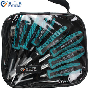 Penggong Hex Key Set 3/16 1/4 5/16 11/32 3/8 7/16 1/2 Imperial Socket Wrench Industrial Grade - Product Image 5