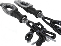 12V LED-shaped Turn signal Light with Flashing Lights and Brake Lights; Flow Indicator.