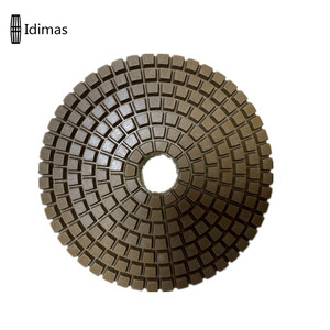 Disco Abrasivo Diamantato da 4 Pollici con Legame in Rame ad Alta Durezza, con Fissaggio a Strappo per la Levigatura di Pietra, Granito, Gemme e Calcestruzzo (OEM) - Product Image 4