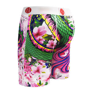 Calzoncillos <span class=keywords><strong>Boxer</strong></span> de Cintura Media para <span class=keywords><strong>Hombre</strong></span> con Estampado de Dibujos Animados, Ropa Interior de Poliéster de Punto, Fabricantes de Ropa Interior al por Mayor - Product Image 5