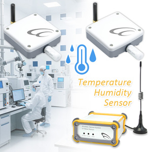 Lab Temp Humidity Monitor 2 Sets, G7 <b>Wireless</b> Gateway, Long Battery & App Alerts for Lab & Storage - Product Image 1