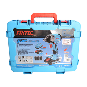 FIXTEC utensili elettrici per impieghi gravosi Set di chiavi a batteria 2-in-1 Set di strumenti di riparazione automatica 1/2 "1/4" presa Set di strumenti elettrici Kit Combo - Product Image 4