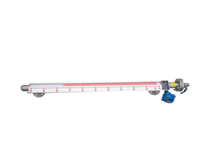 Jauge de niveau magnétique industrielle, jauge de niveau numérique en acier inoxydable avec fonction de mesure du débit. Construction en acier inoxydable - Product Image 3