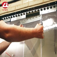 Rideau en bande de PVC résistant au froid pour chambre froide, usage industriel