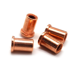 Goujon à souder plaqué cuivre en acier inoxydable personnalisé-Filetage intérieur Fixation à souder <span class=keywords><strong>CD</strong></span> Fabricant de composants de quincaillerie - Product Image 4