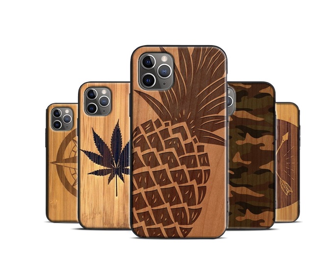 Free Sample Luxury Custom Back Cover Natural Colorful Wood Phone Cases for Iphone 14 Pro Max Case